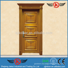 JK-SW9105 Modelos de puerta principal de madera de teca / Puertas de madera de teca de Birmania